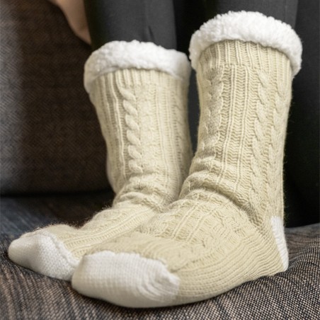 Chaussettes chaussons doux et antidérapants pour enfants SOCK'OSY