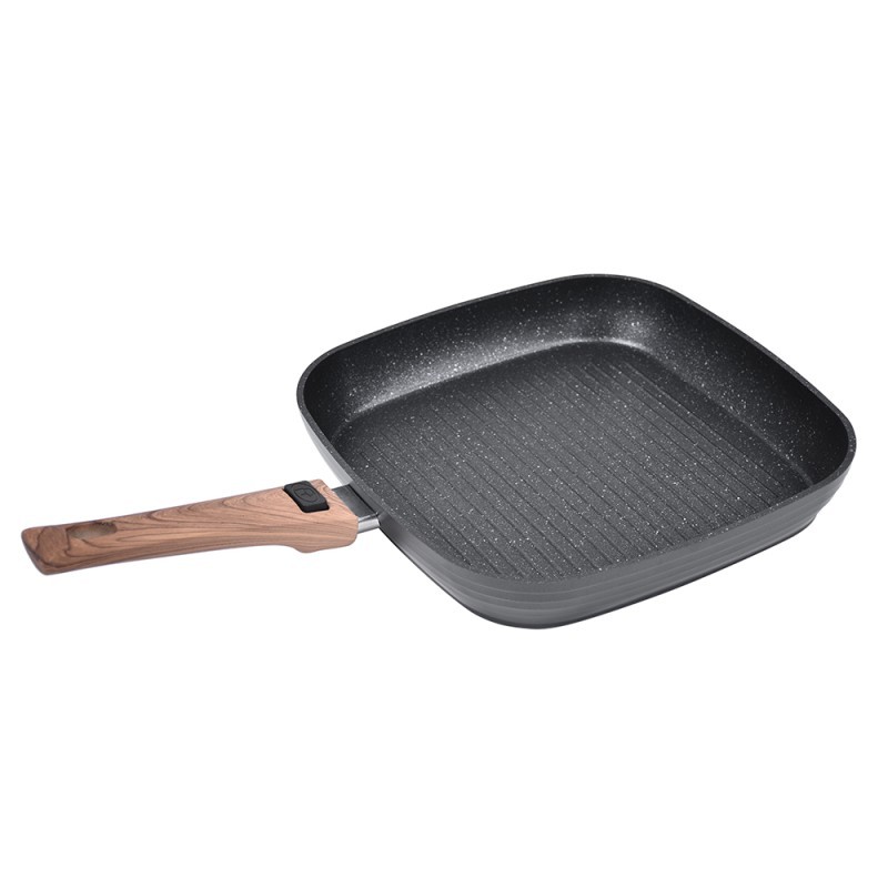 Poêle grill 28 cm Légende à manche amovible